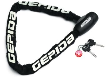 GE030500-02 Gepida Chain Lock - Black
