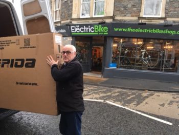 Delivery to Electric Bike Shop Bristol