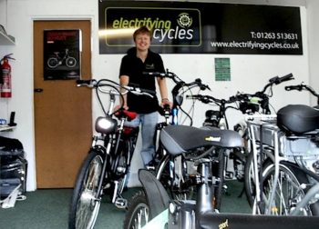 electrifying-cycles-shop with Gepida inside